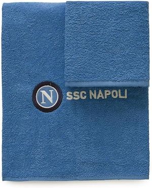 SSC Napoli Set asciugamani 1+1 viso e ospite 