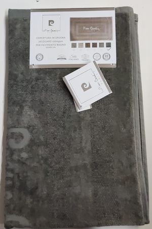 Pierre Cardin tappeto bagno 50x80 cm  tinta unita ricamato in spugna 1000gr_0