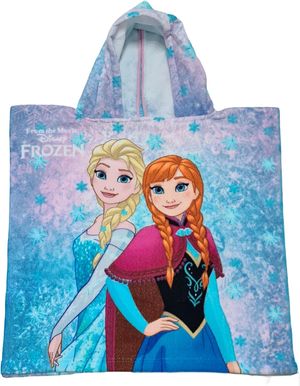Poncho con cappuccio in spugna di cotone con personaggi Disney