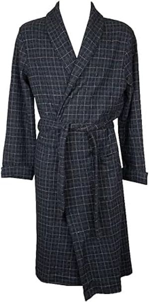 Vestaglia Lunga in Cotton Eco Pile di Ragno_0