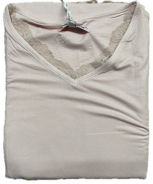 Pigiama Donna Manica Lunga e Pantalone Lungo Senza Polsino di Noidinotte_0