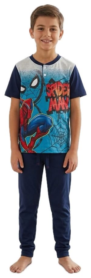 Pigiama Lungo Bambino in Caldo Cotone Sabor Art. Spiderman_0