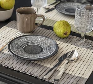 Set di 2 Tovagliette in Cotone Amo LaCasa