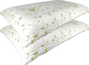 Coppia di federe Aloe Vera 52x82 cm con cerniera