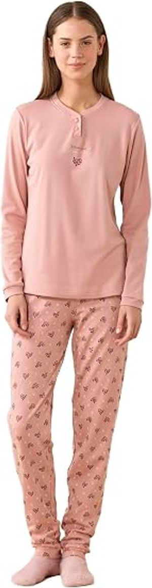 Pigiama Donna in Caldo Cotone Noidinotte Art. FA9786