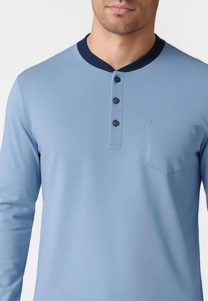 Pigiama Uomo in Cotone Felpato di  PEROFIL Art. VPRT93210_desktop_3