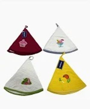 Sommaruga Set di 4 Strofinacci da Cucina assortiti fantasia in Cotone 