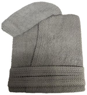 Accappatoio con Cappuccio Unisex in Puro Cotone di Pierre Cardin_1