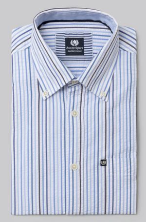 Camicia Uomo Manica Lunga in 100% Cotone di Ascot Sport Art. Mediterraneo_desktop_2