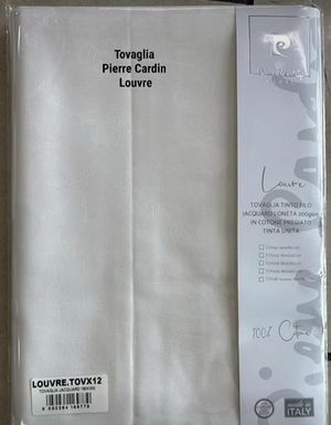 Tovaglia Tinto Filo Jacquard di Pierre Cardin Art. Luovre_desktop_3
