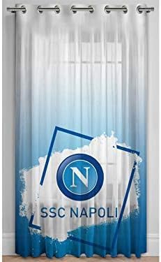 SSC Napoli Tenda Pannello con Borchie Velata