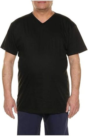 MAXFORT T-Shirt Intimo CALIBRATA Scollo A V Uomo Taglie Forti_0