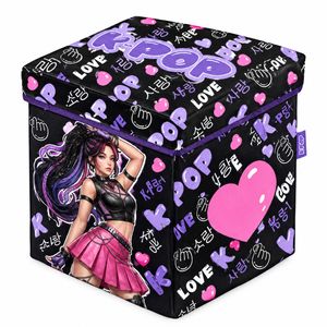 Offerta Speciale K-POP Completo Letto, Trapunta e Pouf Contenitore_1
