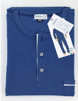 Pigiama Uomo Oversize Taglie Forti Calibrato di Bip Bip Art. 1580_0