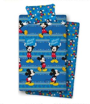 Disney Set completo lenzuola invernale pile Topolino coral letto singolo