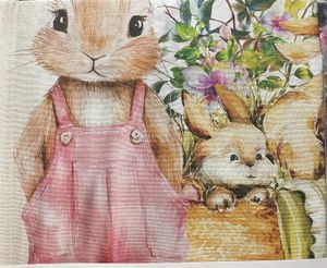 Runner Linea Oro Stampa Digitale Art. Happy Easter