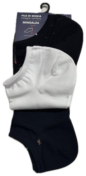Set 3 Paia Minicalze in Filo di Scozia di Henry Cotton’s Art. HD314_1