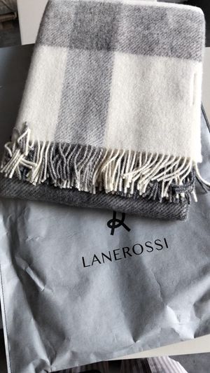 Plaid Iseo Check di Lanerossi 100% Lana Vergine_1