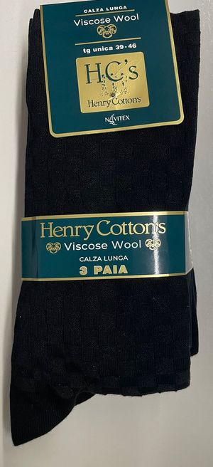 3 Paia di Calzini Lunghi Uomo in Viscosa di Hanry Cotton's_desktop_2