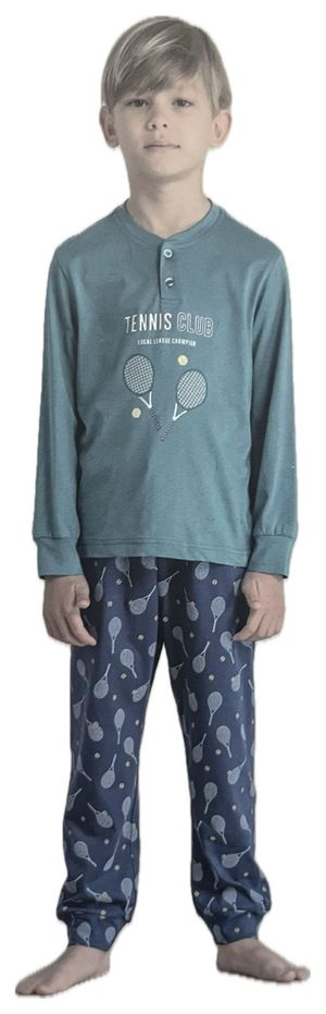 Pigiama Bambino Manica Lunga e Pantalone Lungo con Polsino di Noidinotte_1
