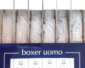 3 BOXER UOMO PURO COTONE CON APERTURA BOTTONE NOVE NOVE