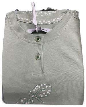 Pigiama Bambina Manica Lunga e Pantalone Lungo con Polsino di Noidinotte_0