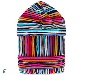 Accappatoio Unisex Multicolor in Spugna Cinigliata di Sommaruga_1
