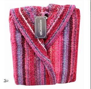 Accappatoio Unisex Multicolor in Spugna Cinigliata di Sommaruga_0
