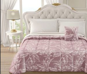 Trapunta Eleganza in Velluto Jacquard con Cuscino Coordinato Art. Kenya