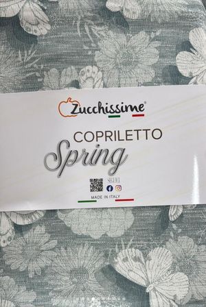 Copriletto Matrimoniale di Zucchissime Art. Spring