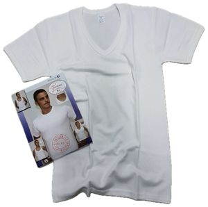 T-Shirt Scollo a V di Tiemme_0