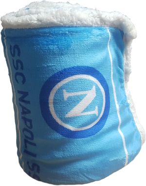 SSC Napoli Coperta Plaid in pile agnellato _0
