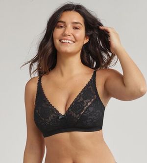 Playtex Reggiseno senza  Ferretto P0DC7 Flowery Lace in Pizzo _0