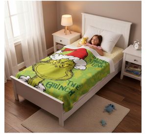 Coperta Plaid The Grinch_0