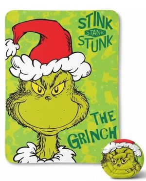 Coperta Plaid The Grinch