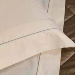 Completo Lenzuola Matrimoniale in Percalle Coda di Topo  Biancaluna Art. Percalle_desktop_2