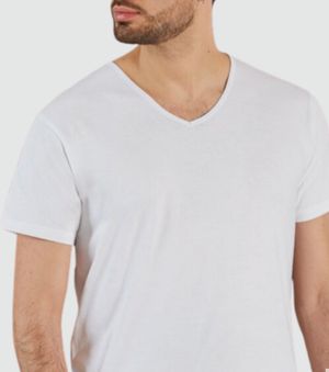 T-Shirt Uomo con Scollo a V di Nazareno Gabrielli Art. NG4506