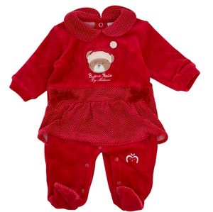 Tutina Natalizia in Ciniglia per Neonato_1