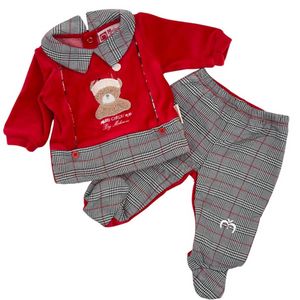 Tutina Natalizia in Ciniglia per Neonato_0