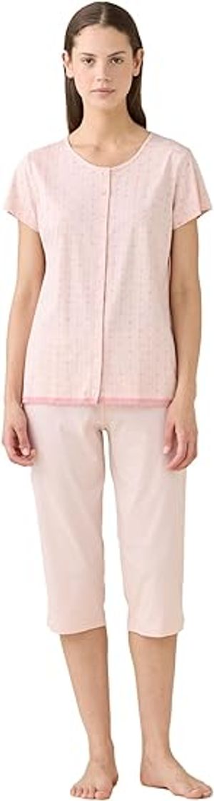 Pigiama Donna Pescatore Plus Rosa Pallido Noidinotte Art. FA9555AB_0