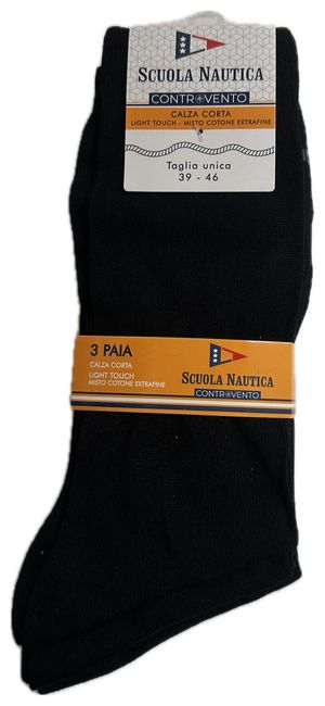 3 Paia Calze Corte Scuola Nautica Art. SN150