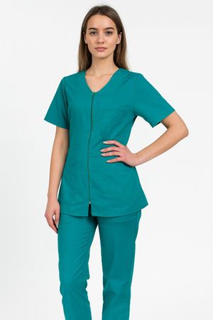 Casacca Medico /infermiera Donna con Zip + Pantalone