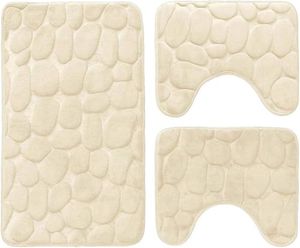 Set Bagno 3 Pezzi Sassolini  in Memory Foam 3D_desktop_3