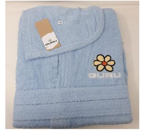 Accappatoio con Cappuccio Unisex in Spugna Guru