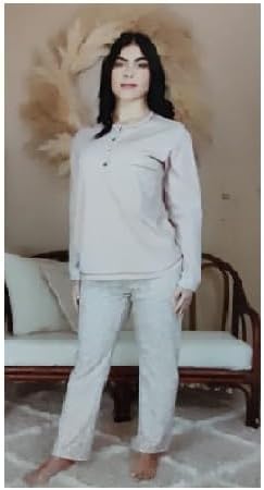 Silvia Pigiama con taschino Serafino Donna Interlock Art 44602
