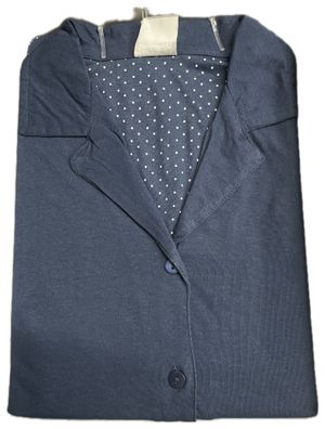 Pigiama Donna Giacca Mezza Manica e Pantalone Lungo Kissimo Biancaluna_0
