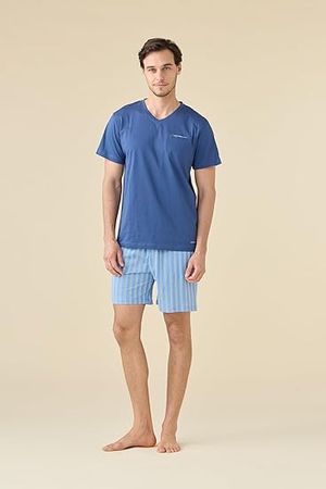 Pigiama Uomo Estivo Blu Noidinotte Art. FC3275AB