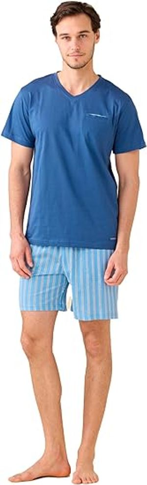 Pigiama Uomo Estivo Blu Noidinotte Art. FC3275AB_0