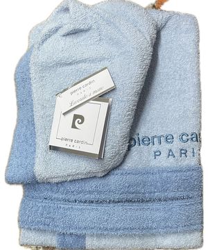 Accappatoio con cappuccio Bicolor di Pierre Cardin_0