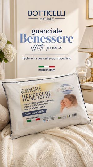 Guanciale Botticelli Home Art. Benessere 50x80 cm